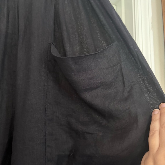 NWT CP Shades Puket Black 100% Linen Harem Pant Small - Picture 2 of 7